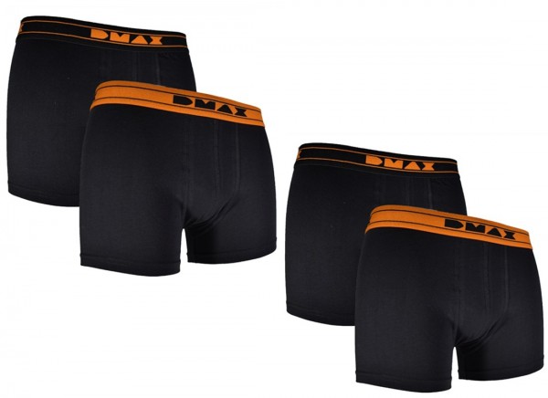 DMAX schwarze Boxershorts "für echte Kerle", 2|4|6|12 Stück in allen Größen