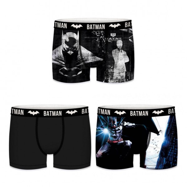 DC Comic 3er Pack Boxershorts Batman / Justice League